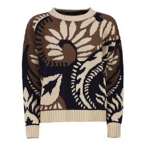 Weekend Maxmara Women Wkdcelebre - Patterned Cotton Crew Neck